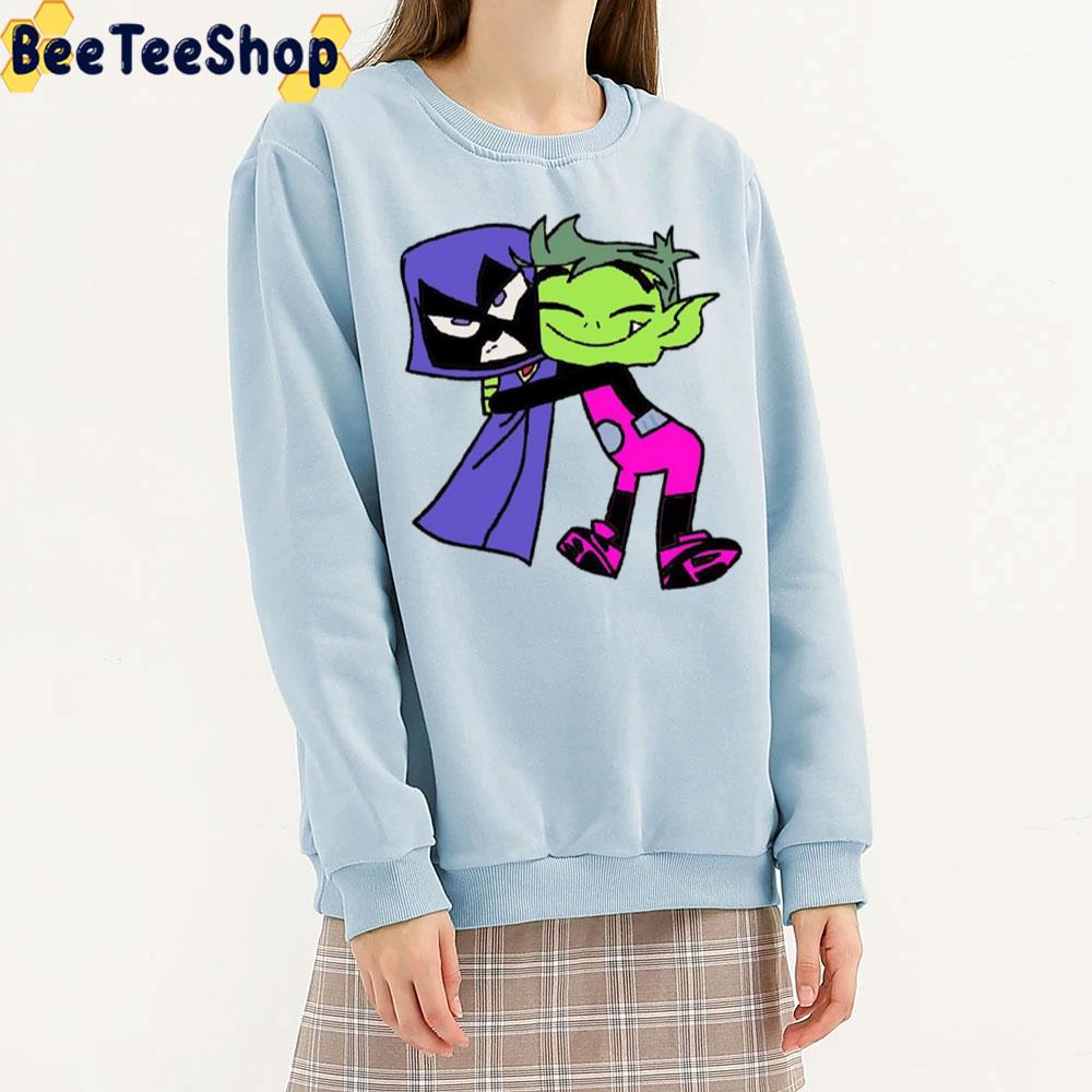 Raven And Beast Boy Teen Titans Go Trending Unisex T-Shirt Raven And Beast Boy Teen Titans Go Trending Unisex T-Shirt