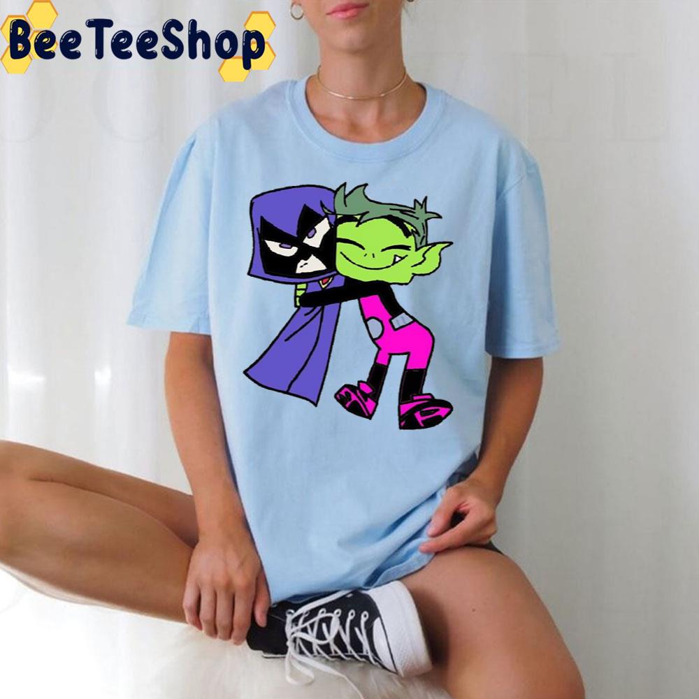 Raven And Beast Boy Teen Titans Go Trending Unisex T-Shirt Raven And Beast Boy Teen Titans Go Trending Unisex T-Shirt