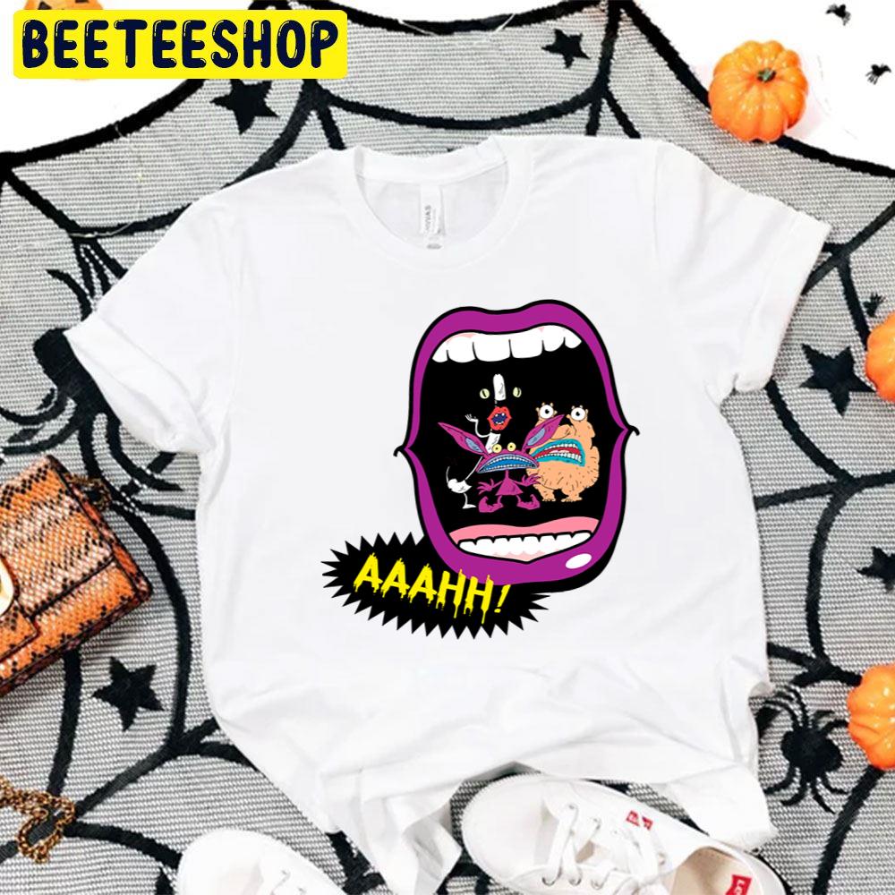 Real Monsters Halloween 90's Retro Nostalgia Scary Show Trending Unisex T-Shirt Real Monsters Halloween 90's Retro Nostalgia Scary Show Trending Unisex T-Shirt