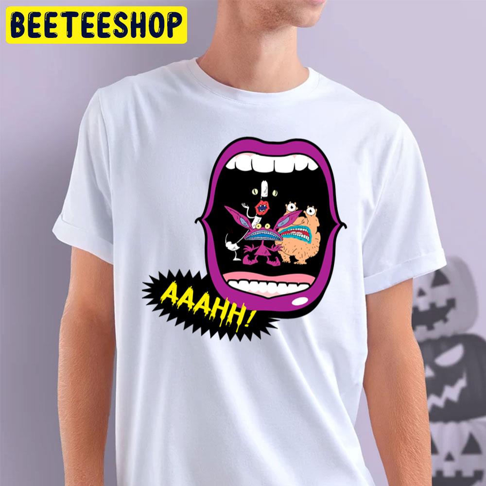 Real Monsters Halloween 90's Retro Nostalgia Scary Show Trending Unisex T-Shirt Real Monsters Halloween 90's Retro Nostalgia Scary Show Trending Unisex T-Shirt