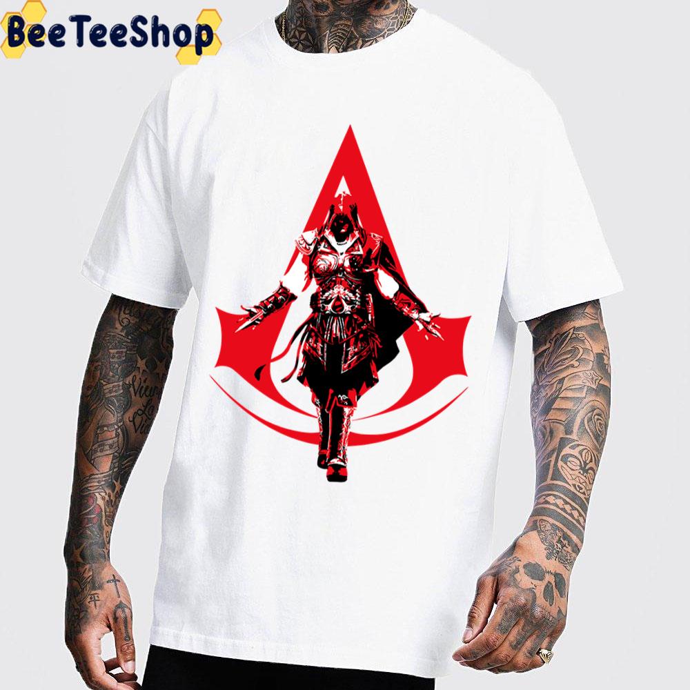Red Art Assassin's Creed Gaming Logo Game Unisex T-Shirt Red Art Assassin's Creed Gaming Logo Game Unisex T-Shirt