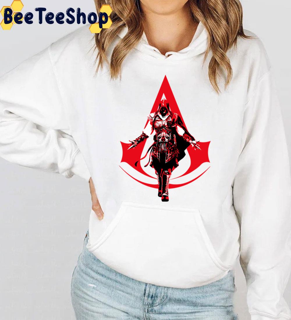 Red Art Assassin's Creed Gaming Logo Game Unisex T-Shirt Red Art Assassin's Creed Gaming Logo Game Unisex T-Shirt