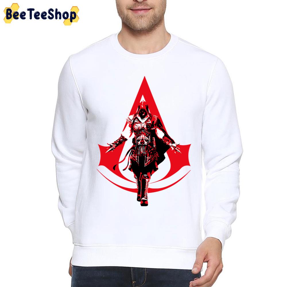 Red Art Assassin's Creed Gaming Logo Game Unisex T-Shirt Red Art Assassin's Creed Gaming Logo Game Unisex T-Shirt