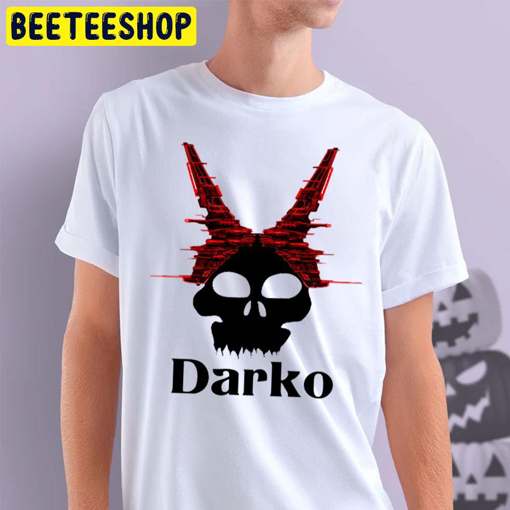 Red Black Art Donnie Darko Halloween Movie Unisex T-Shirt Red Black Art Donnie Darko Halloween Movie Unisex T-Shirt