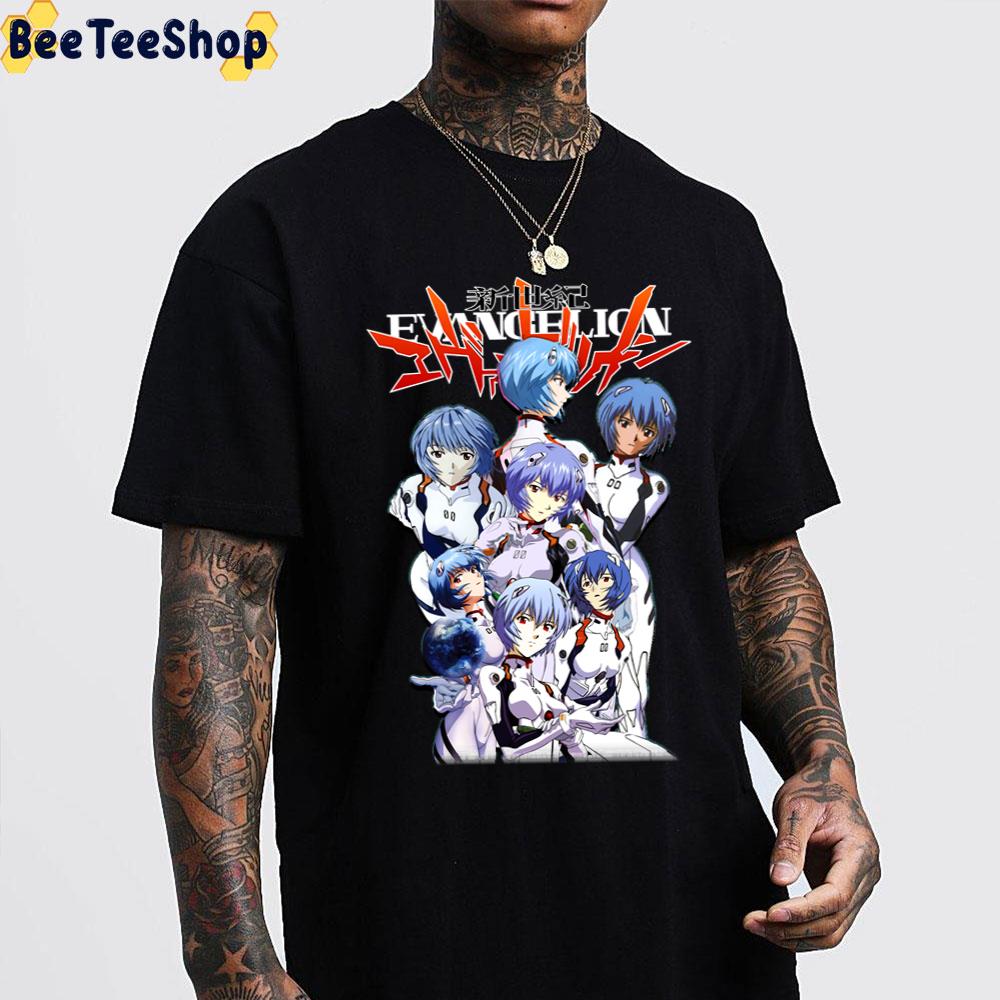 Rei Ayanami Evangelion Art Unisex T-Shirt Rei Ayanami Evangelion Art Unisex T-Shirt
