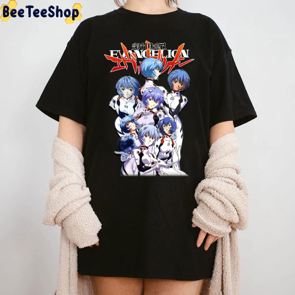 Rei Ayanami Evangelion Art Unisex T-Shirt Rei Ayanami Evangelion Art Unisex T-Shirt