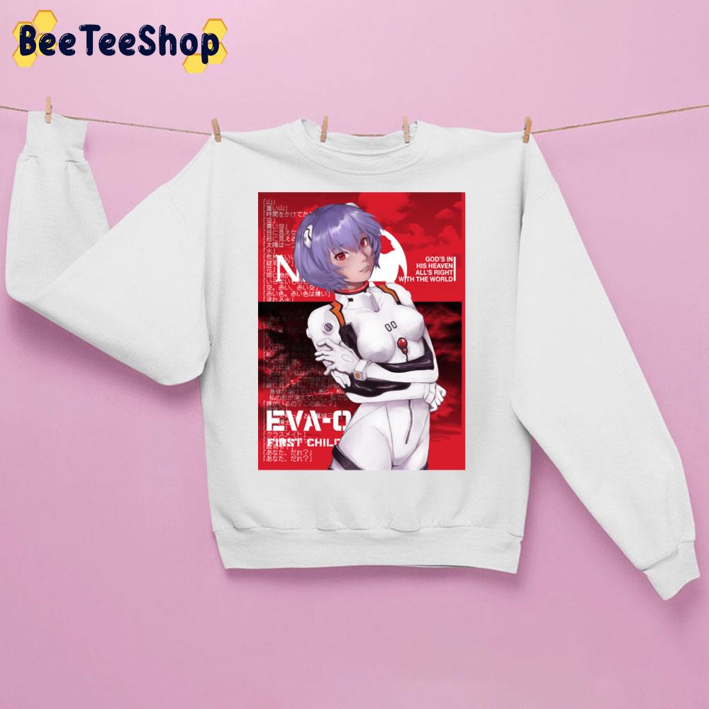 Rei Ayanami Red Ver Unisex Sweatshirt Rei Ayanami Red Ver Unisex Sweatshirt