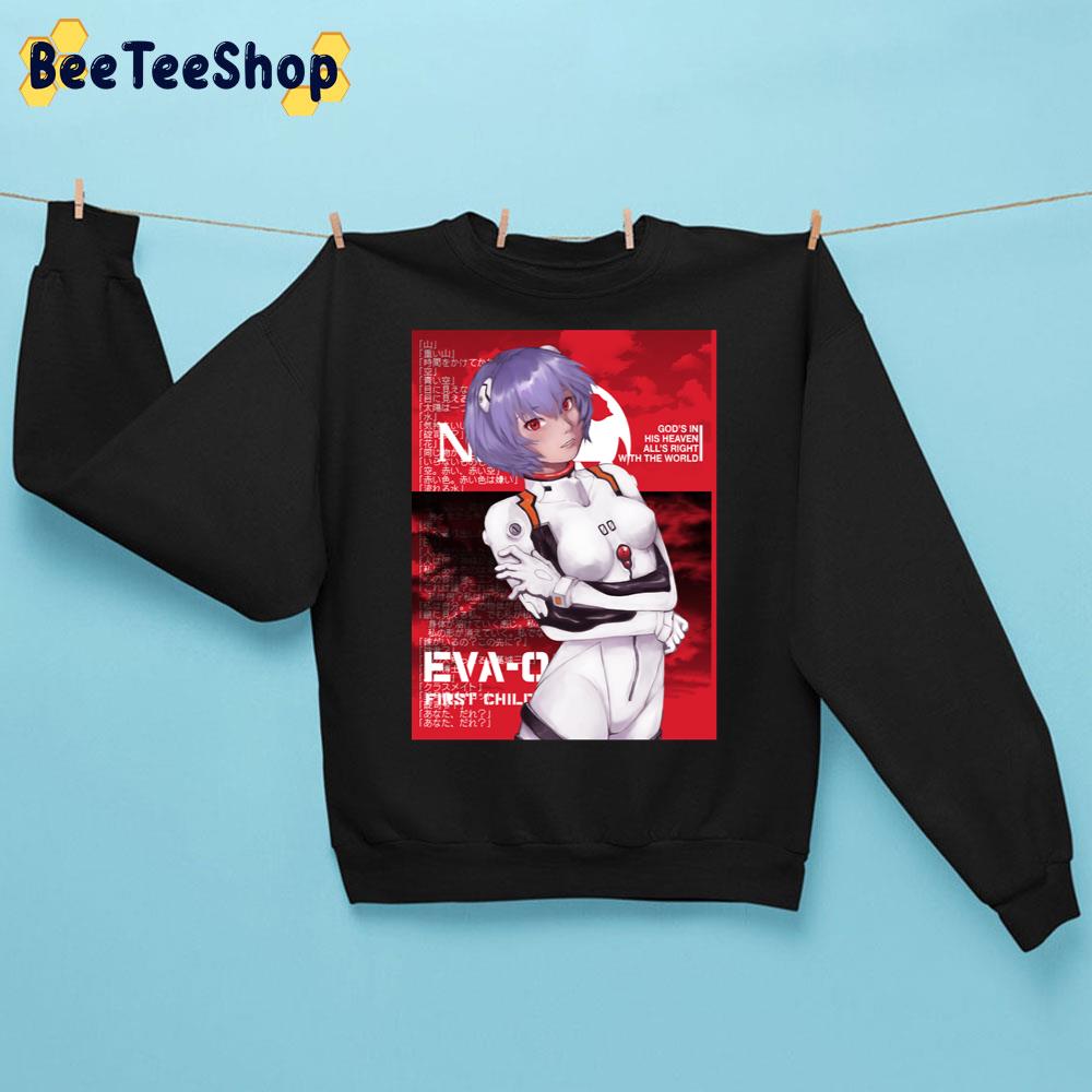 Rei Ayanami Red Ver Unisex Sweatshirt Rei Ayanami Red Ver Unisex Sweatshirt