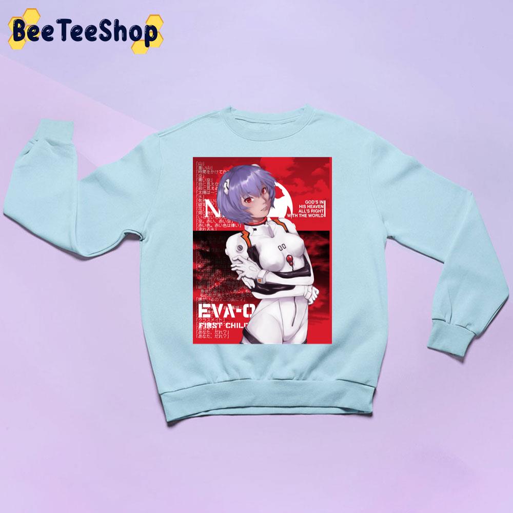 Rei Ayanami Red Ver Unisex Sweatshirt Rei Ayanami Red Ver Unisex Sweatshirt