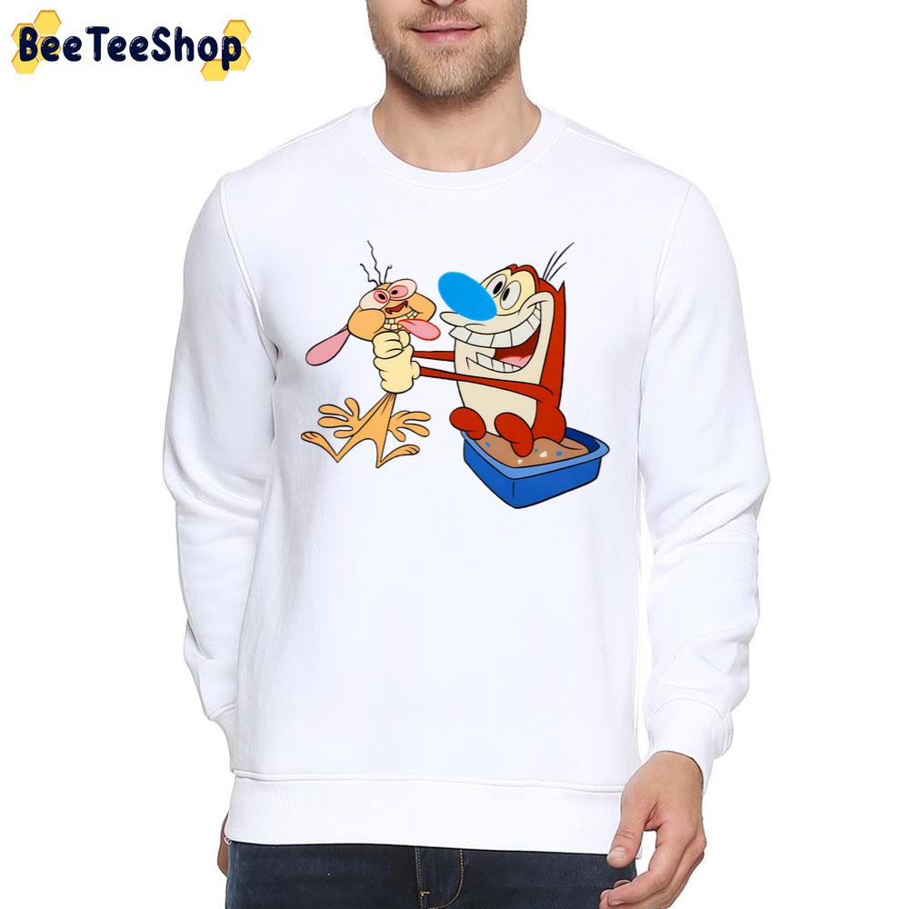 Ren And Stimpy's Litter Box Love Trending Unisex T-Shirt Ren And Stimpy's Litter Box Love Trending Unisex T-Shirt