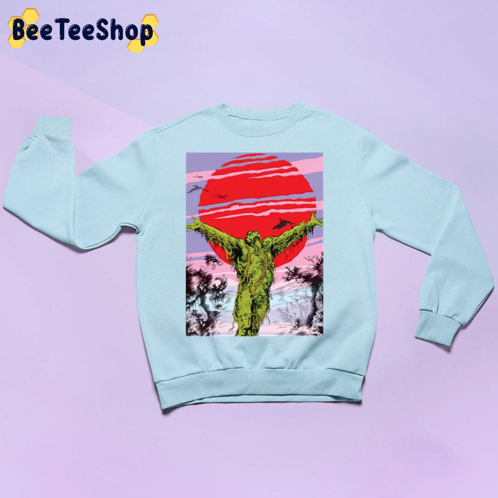 Retro Art Swamp Thing Trending Unisex Sweatshirt Retro Art Swamp Thing Trending Unisex Sweatshirt