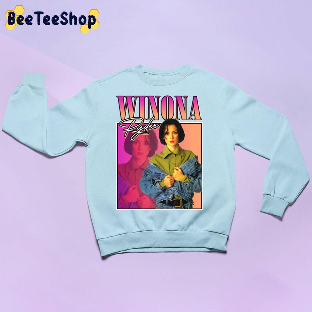 Retro Art Winona Ryder Trending Unisex Sweatshirt Retro Art Winona Ryder Trending Unisex Sweatshirt