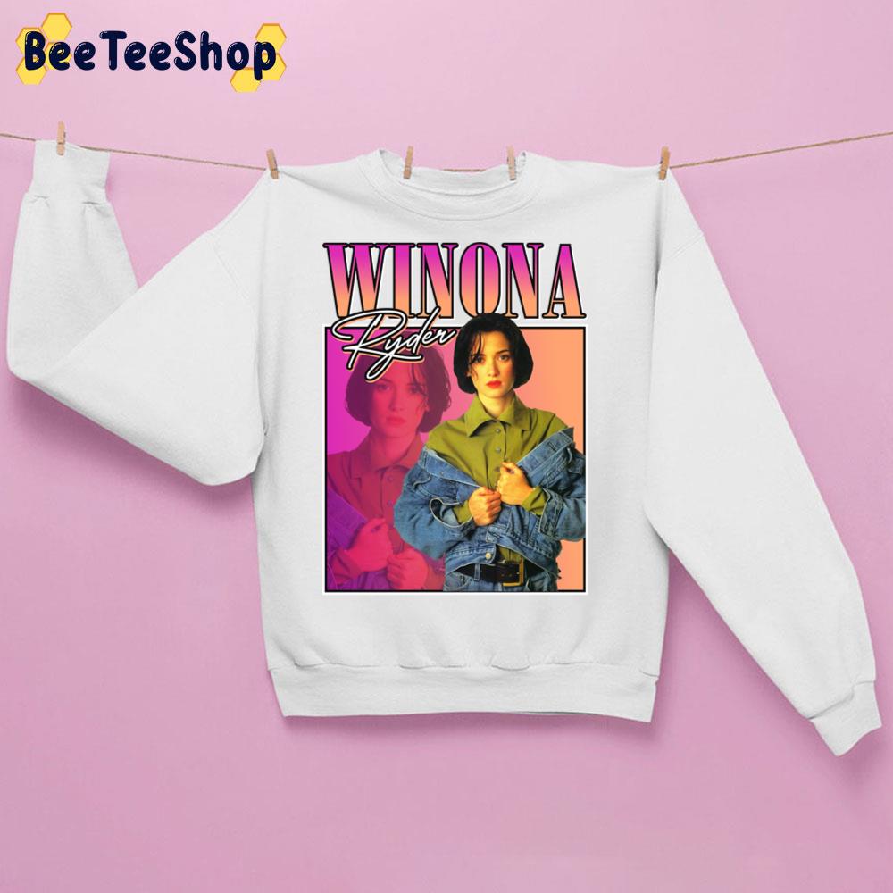 Retro Art Winona Ryder Trending Unisex Sweatshirt Retro Art Winona Ryder Trending Unisex Sweatshirt