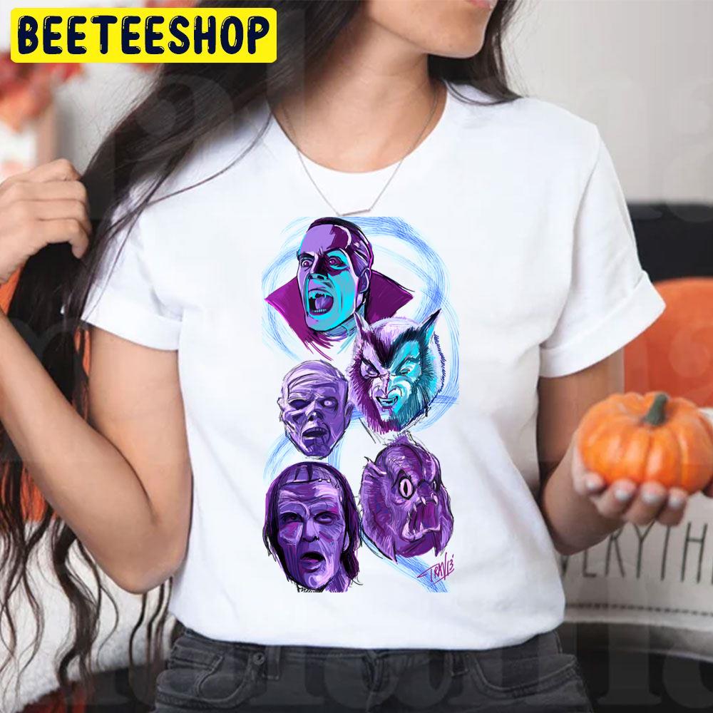 Retro Characters The Monster Squad Halloween Movie Unisex T-Shirt Retro Characters The Monster Squad Halloween Movie Unisex T-Shirt