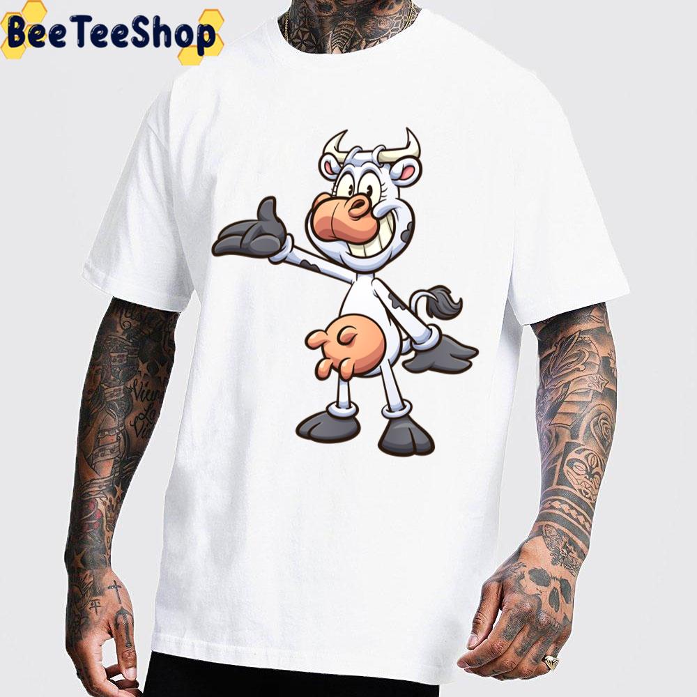 Retro Cow Posing Trending Unisex T-Shirt Retro Cow Posing Trending Unisex T-Shirt