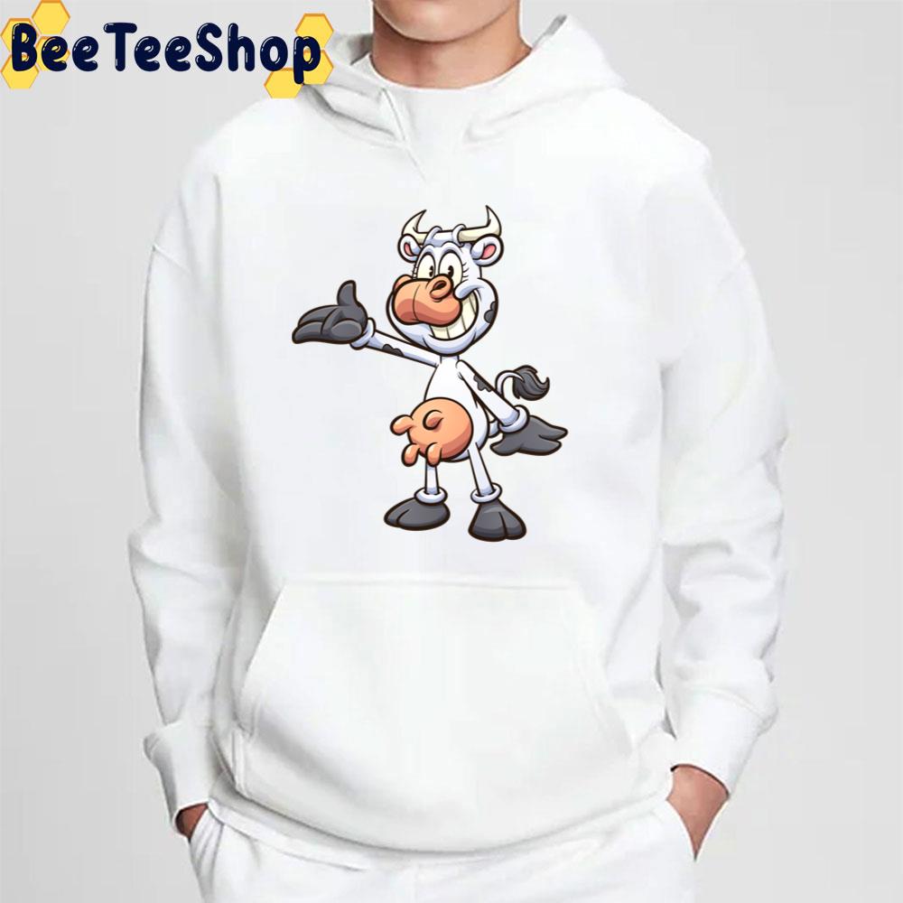 Retro Cow Posing Trending Unisex T-Shirt Retro Cow Posing Trending Unisex T-Shirt