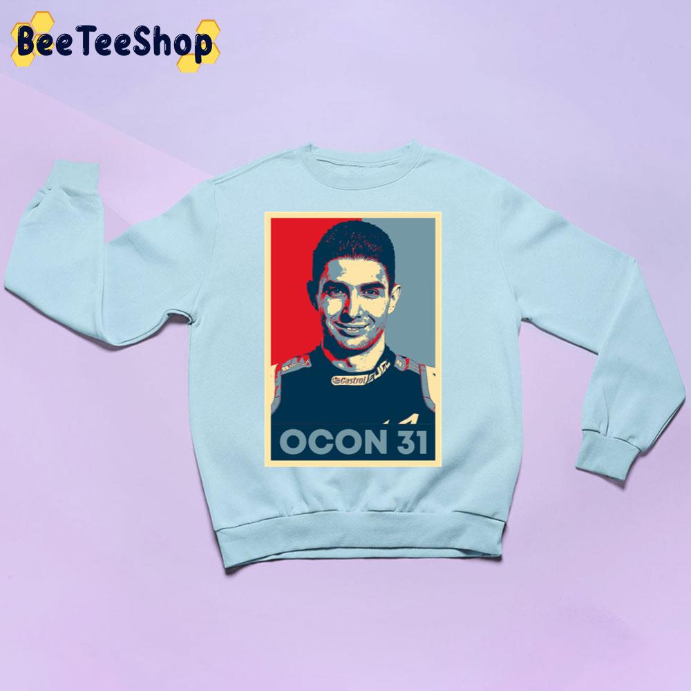 Retro F1 Esteban Ocon Hope Unisex Sweatshirt Retro F1 Esteban Ocon Hope Unisex Sweatshirt