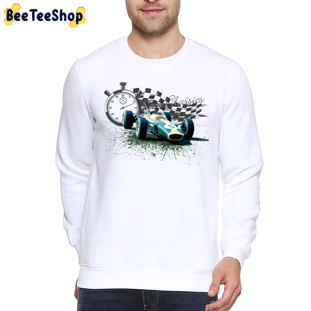 Retro Formula 1 Jim Clark Lotus 49 Racing Trending Unisex T-Shirt Retro Formula 1 Jim Clark Lotus 49 Racing Trending Unisex T-Shirt