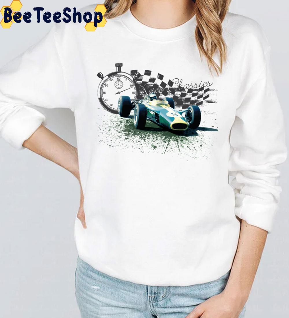 Retro Formula 1 Jim Clark Lotus 49 Racing Trending Unisex T-Shirt Retro Formula 1 Jim Clark Lotus 49 Racing Trending Unisex T-Shirt