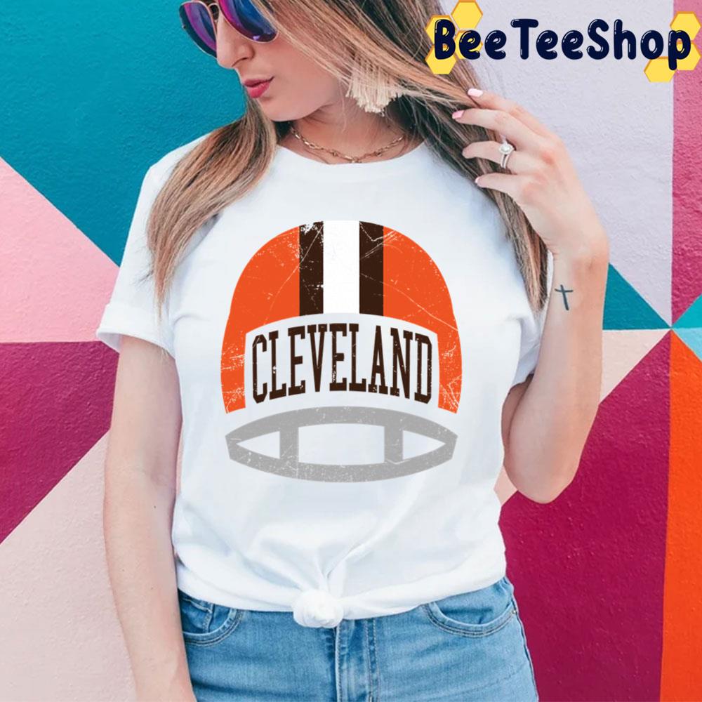 Retro Helmet Cleveland Browns Football Trending Unisex T-Shirt Retro Helmet Cleveland Browns Football Trending Unisex T-Shirt