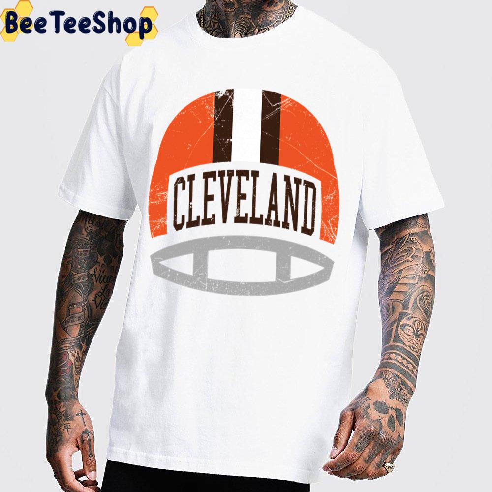 Retro Helmet Cleveland Browns Football Trending Unisex T-Shirt Retro Helmet Cleveland Browns Football Trending Unisex T-Shirt