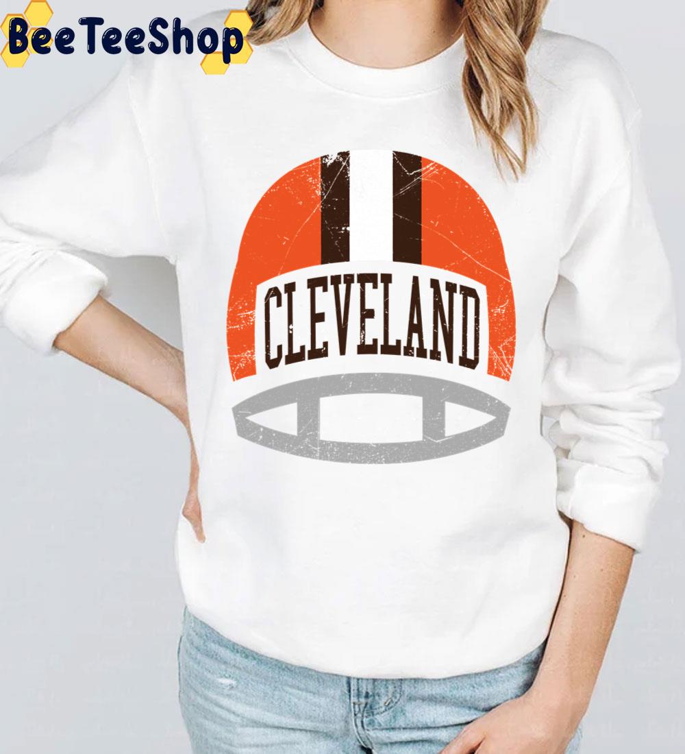 Retro Helmet Cleveland Browns Football Trending Unisex T-Shirt Retro Helmet Cleveland Browns Football Trending Unisex T-Shirt