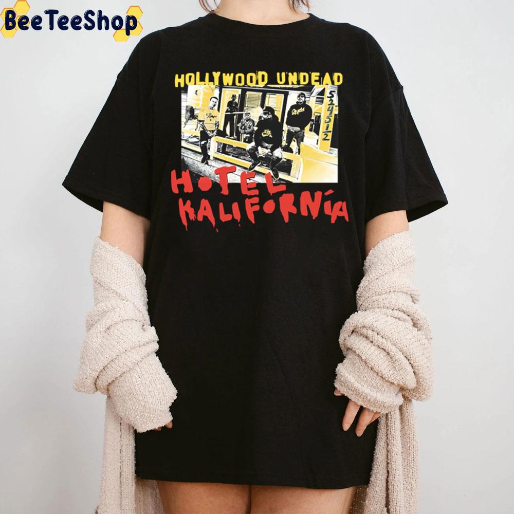 Retro Hollywood Undead Hotel Kalifornia Unisex T-Shirt Retro Hollywood Undead Hotel Kalifornia Unisex T-Shirt