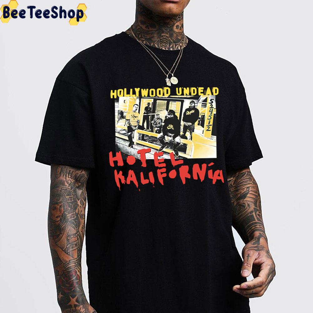 Retro Hollywood Undead Hotel Kalifornia Unisex T-Shirt Retro Hollywood Undead Hotel Kalifornia Unisex T-Shirt