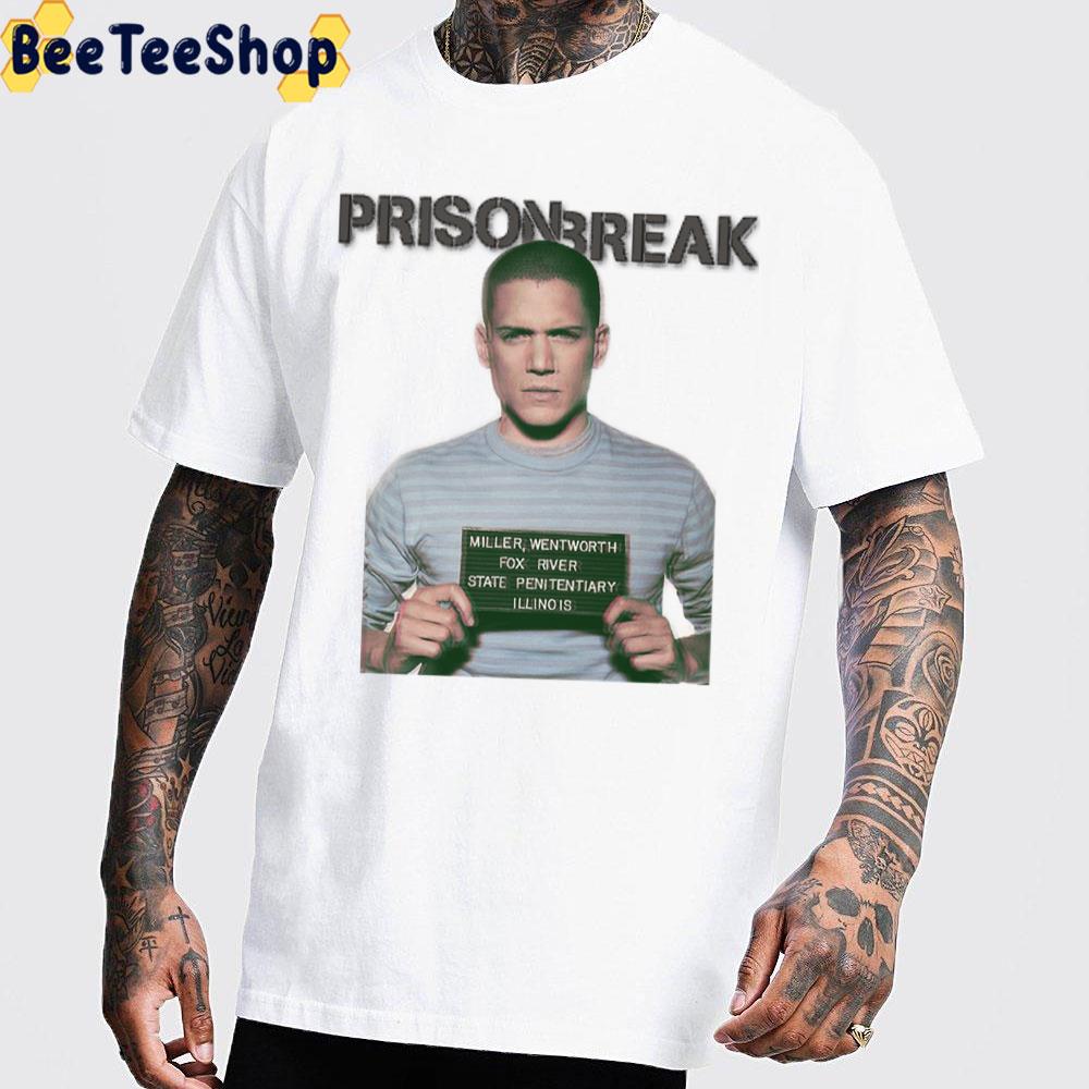 Retro Michael Scofield Prison Break Unisex T-Shirt Retro Michael Scofield Prison Break Unisex T-Shirt