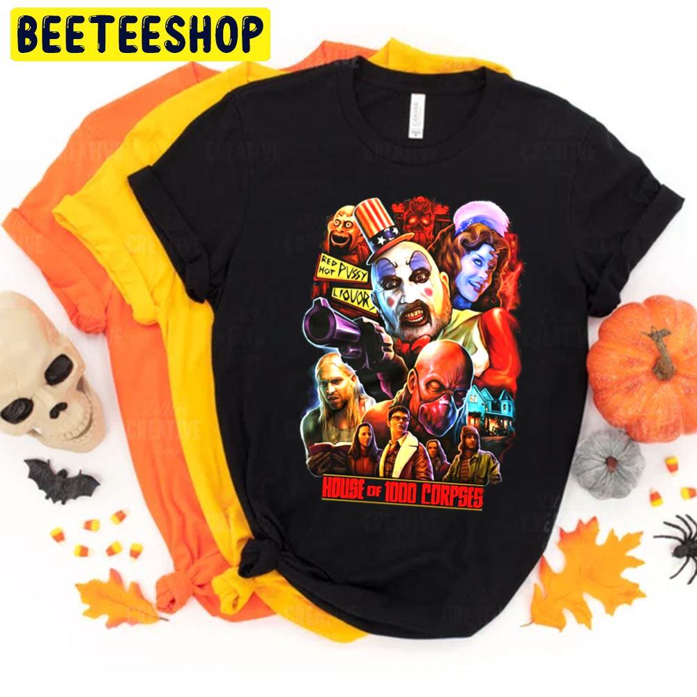Retro Of House Of 1000 Corpses Halloween Movie Trending Unisex T-Shirt Retro Of House Of 1000 Corpses Halloween Movie Trending Unisex T-Shirt