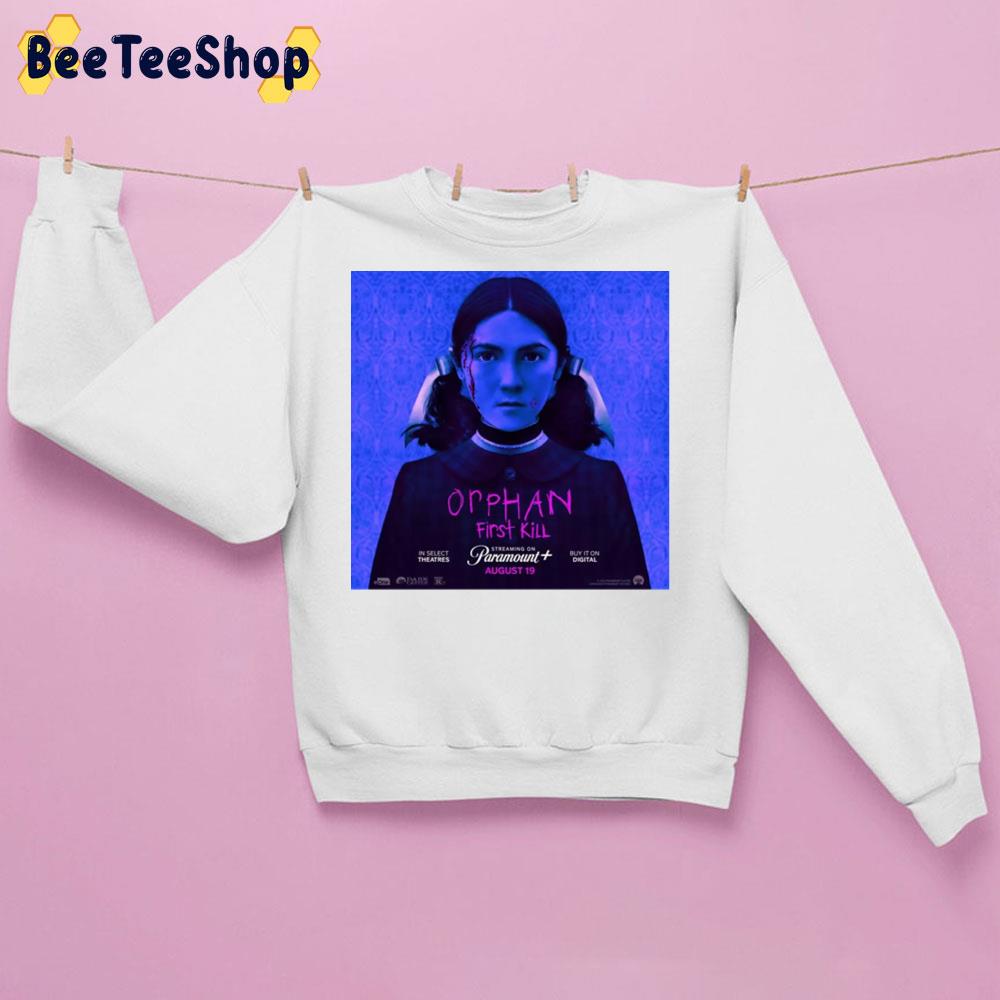 Retro Orphan First Kill 2022 Horror Movie Halloween Trending Unisex Sweatshirt Retro Orphan First Kill 2022 Horror Movie Halloween Trending Unisex Sweatshirt