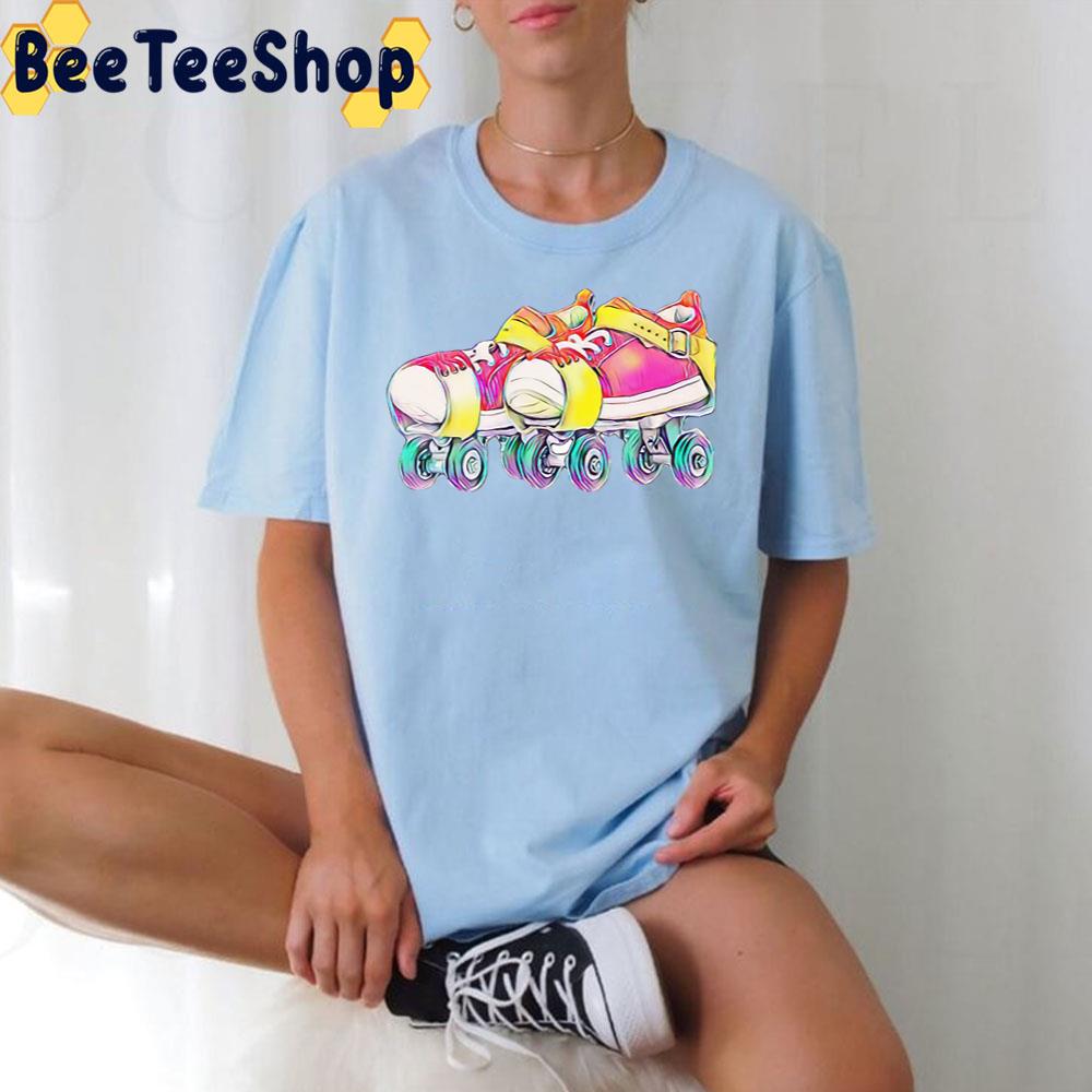Retro Roller Skates Original Painting Trending Unisex T-Shirt Retro Roller Skates Original Painting Trending Unisex T-Shirt
