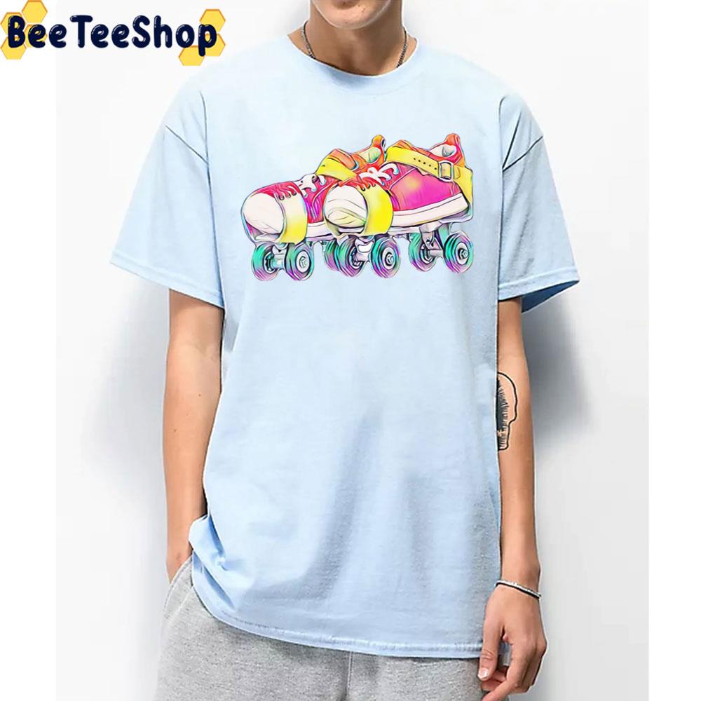 Retro Roller Skates Original Painting Trending Unisex T-Shirt Retro Roller Skates Original Painting Trending Unisex T-Shirt