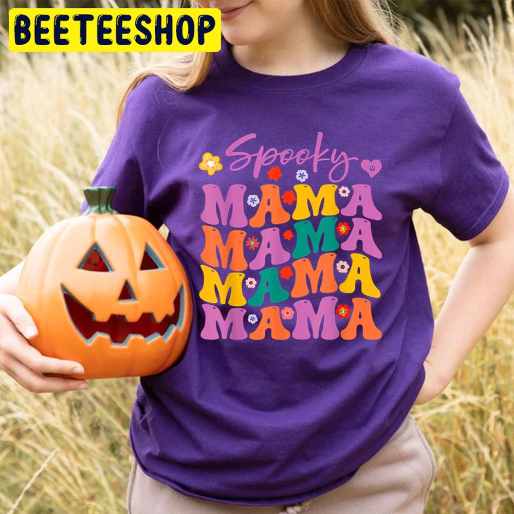 Retro Spooky Mama Halloween Trending Unisex T-Shirt Retro Spooky Mama Halloween Trending Unisex T-Shirt