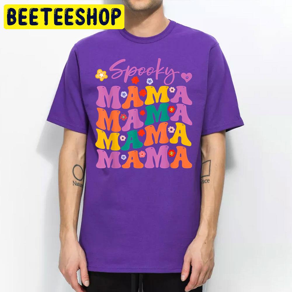 Retro Spooky Mama Halloween Trending Unisex T-Shirt Retro Spooky Mama Halloween Trending Unisex T-Shirt
