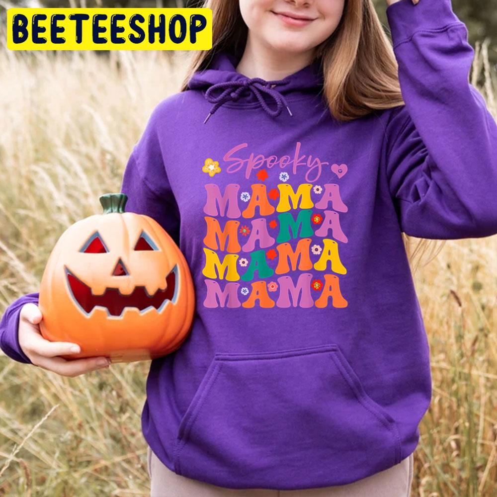 Retro Spooky Mama Halloween Trending Unisex T-Shirt Retro Spooky Mama Halloween Trending Unisex T-Shirt
