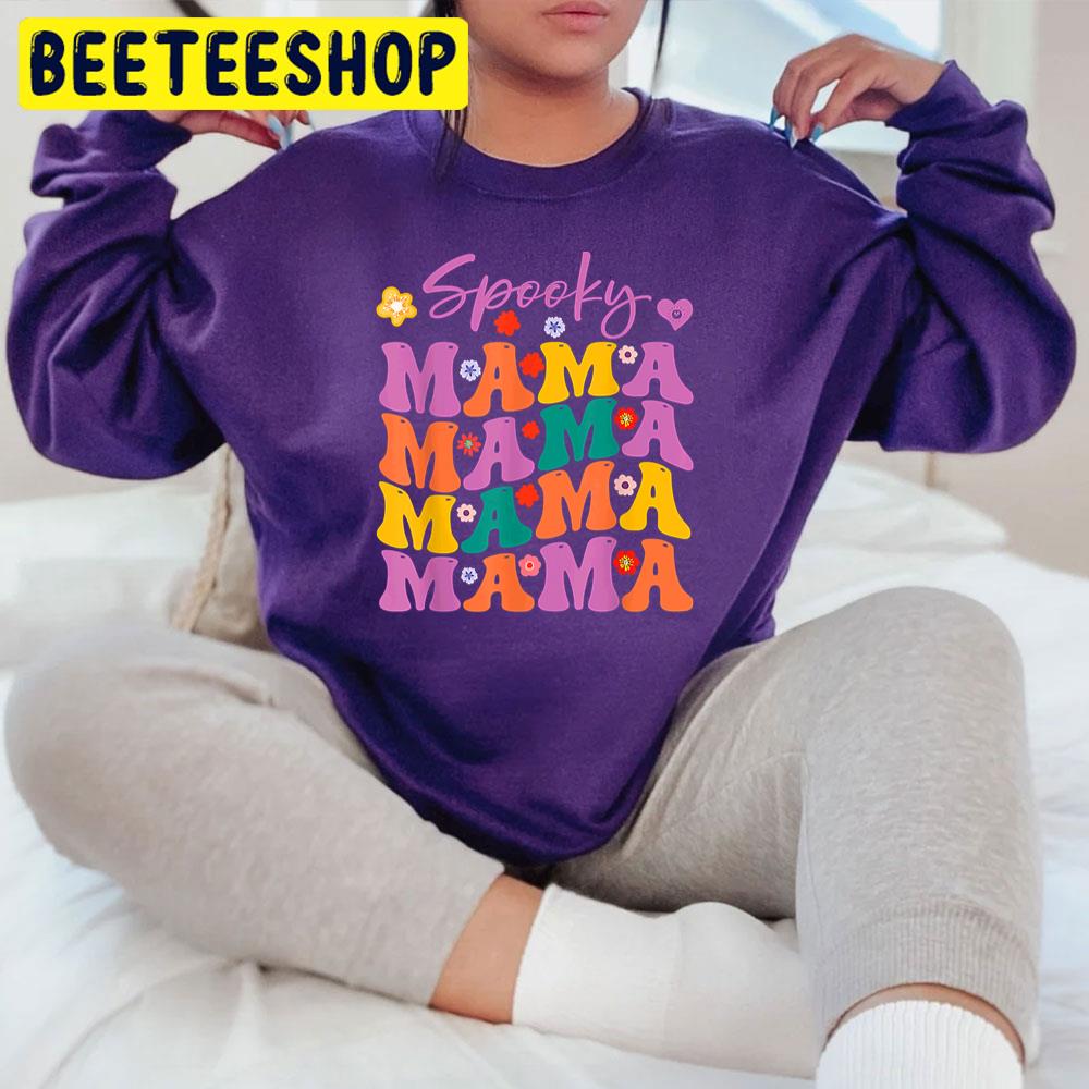 Retro Spooky Mama Halloween Trending Unisex T-Shirt Retro Spooky Mama Halloween Trending Unisex T-Shirt