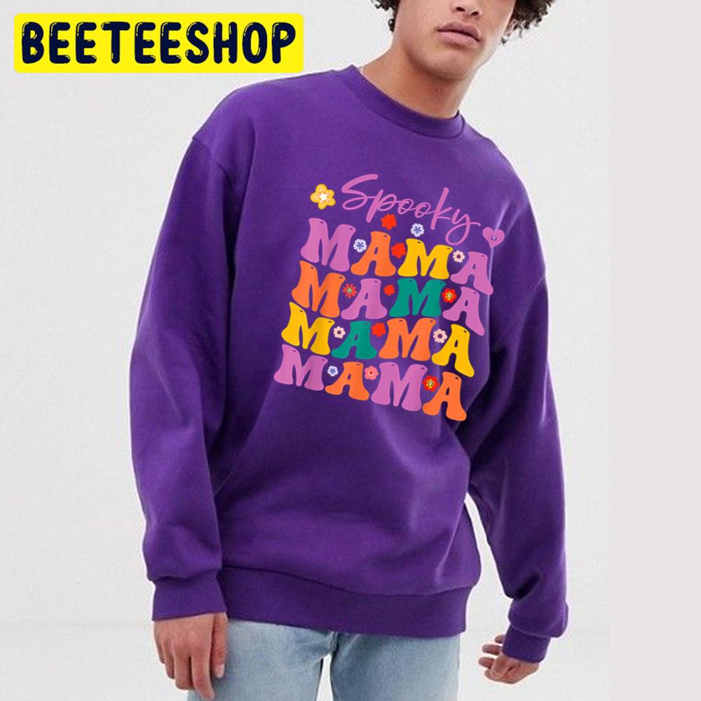 Retro Spooky Mama Halloween Trending Unisex T-Shirt Retro Spooky Mama Halloween Trending Unisex T-Shirt