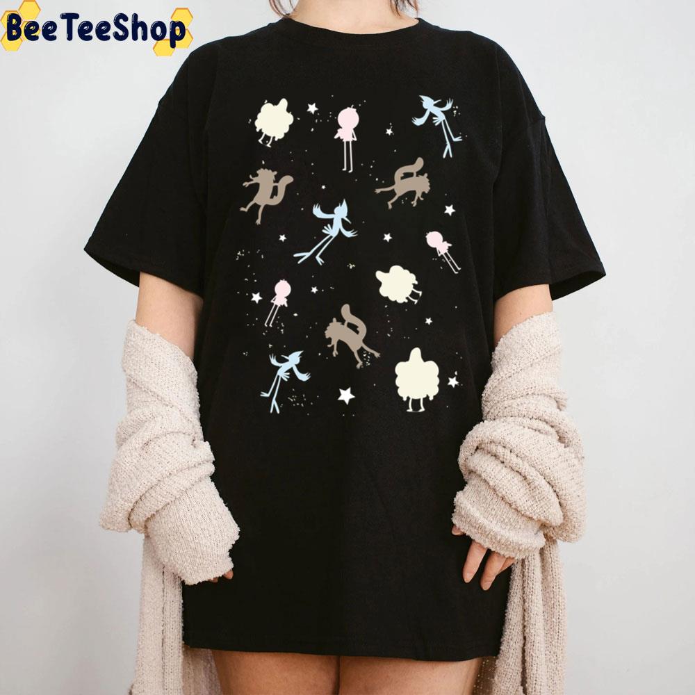 Rigby Skips Pop Maellard Regular Show Pattern Trending Unisex T-Shirt Rigby Skips Pop Maellard Regular Show Pattern Trending Unisex T-Shirt
