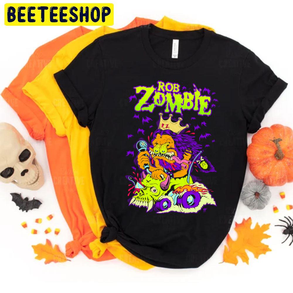 Rob Zombie Racing Halloween Trending Unisex T-Shirt Rob Zombie Racing Halloween Trending Unisex T-Shirt