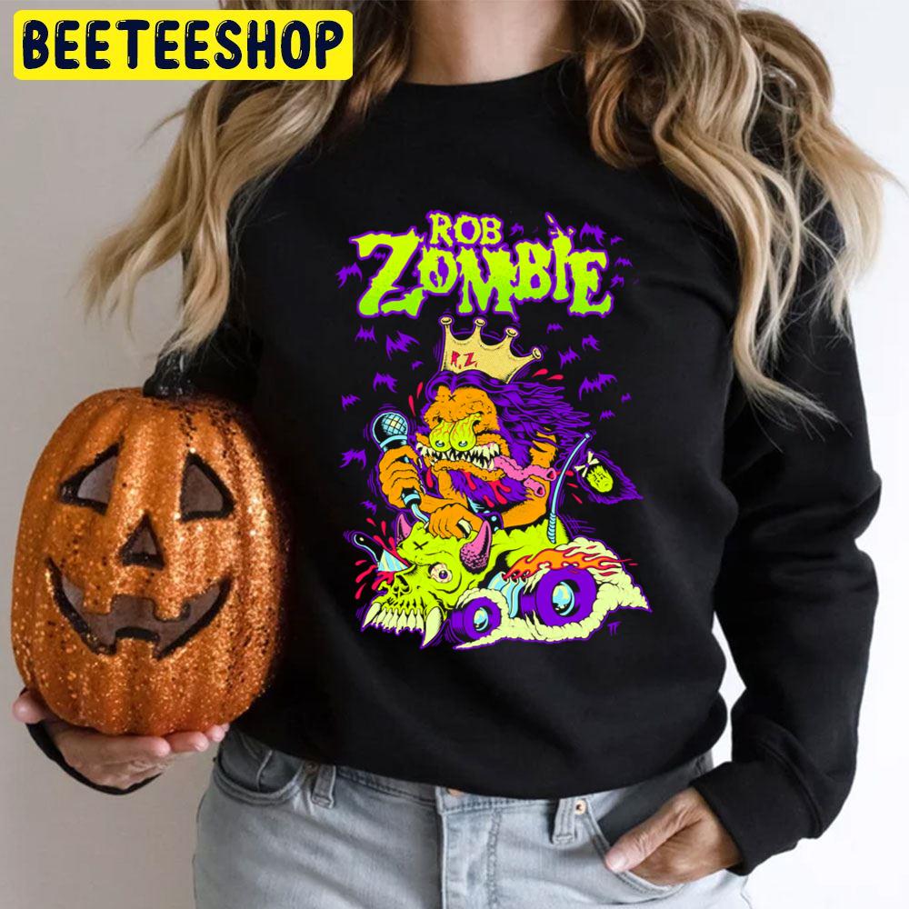 Rob Zombie Racing Halloween Trending Unisex T-Shirt Rob Zombie Racing Halloween Trending Unisex T-Shirt