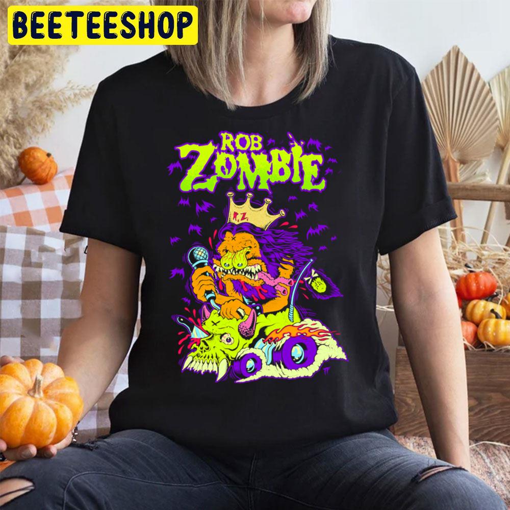 Rob Zombie Racing Halloween Trending Unisex T-Shirt Rob Zombie Racing Halloween Trending Unisex T-Shirt