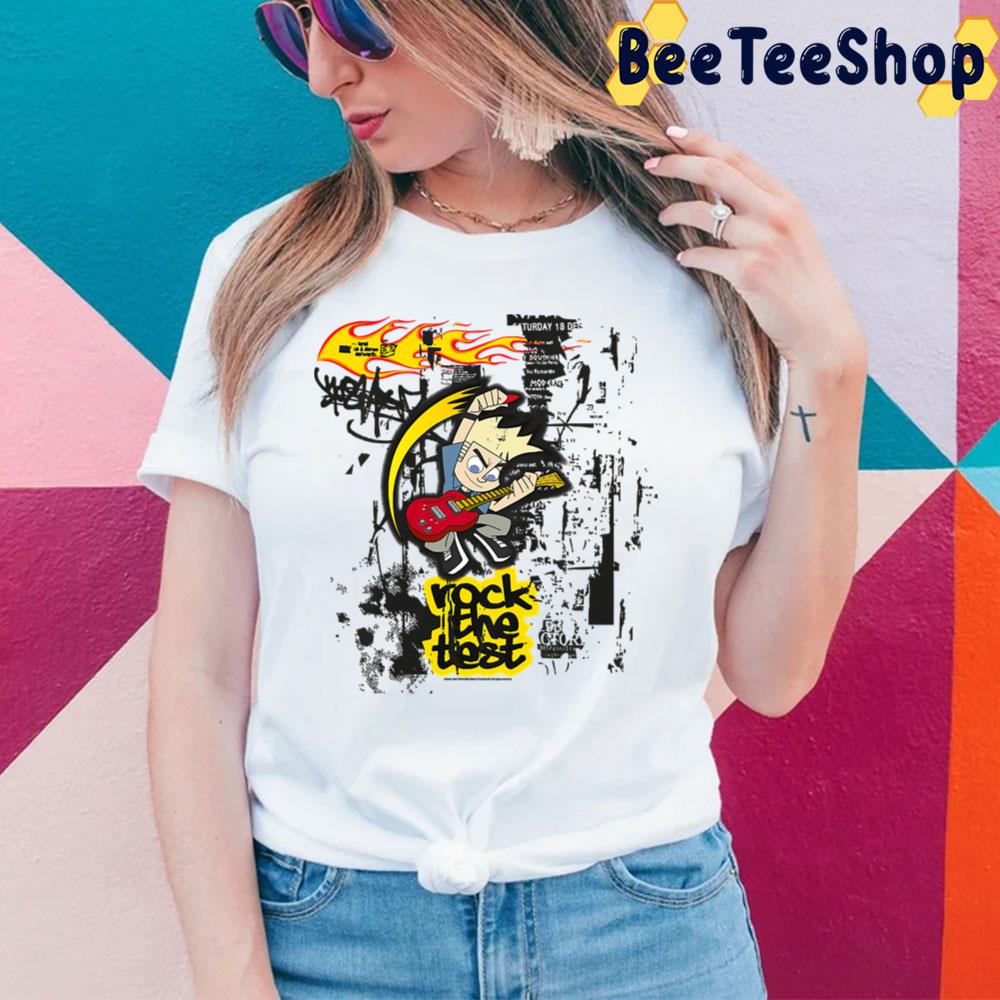 Rock The Test Johnny Test Trending Unisex T-Shirt Rock The Test Johnny Test Trending Unisex T-Shirt