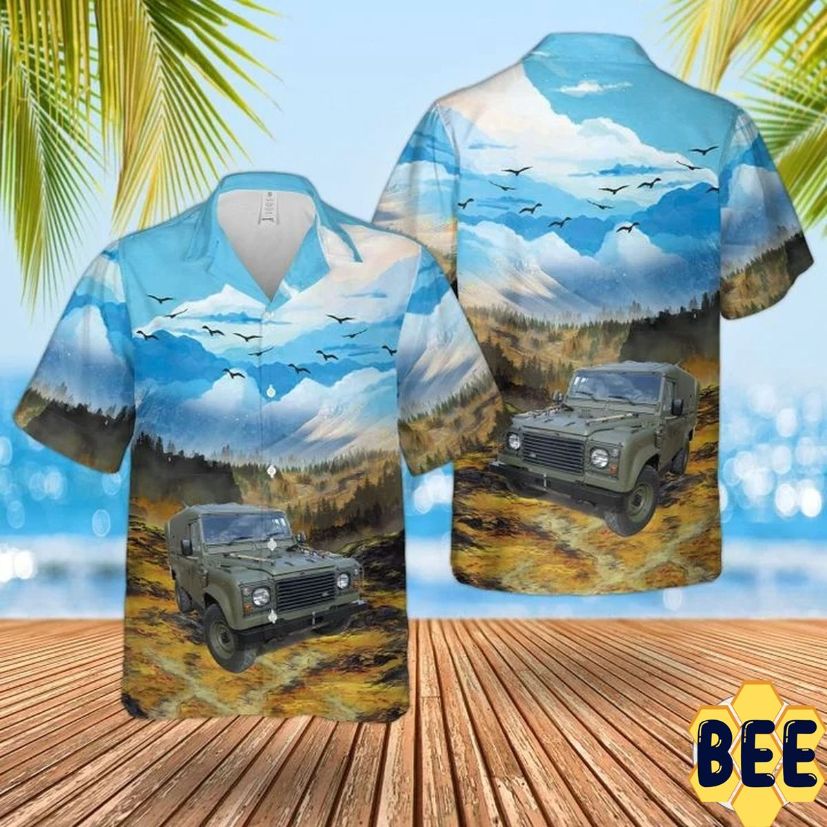 Royal Marines Land Rover Wolf Utility Vehicle Trending Hawaiian Shirt Royal Marines Land Rover Wolf Utility Vehicle Trending Hawaiian Shirt