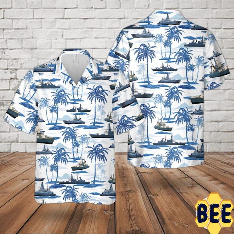 Royal Navy Daring Class Type 45 Destroyer Trending Hawaiian Shirt Royal Navy Daring Class Type 45 Destroyer Trending Hawaiian Shirt