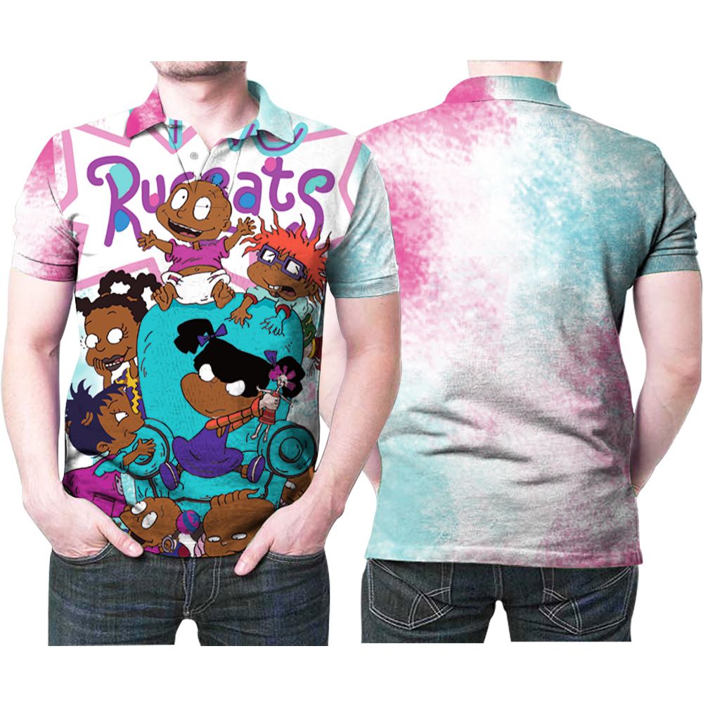 Rugrats All Cartoon Characters Cute Funny Printed Gift For Rugrats Fan 3D All Over Print Polo Shirt Rugrats All Cartoon Characters Cute Funny Printed Gift For Rugrats Fan 3D All Over Print Polo Shirt
