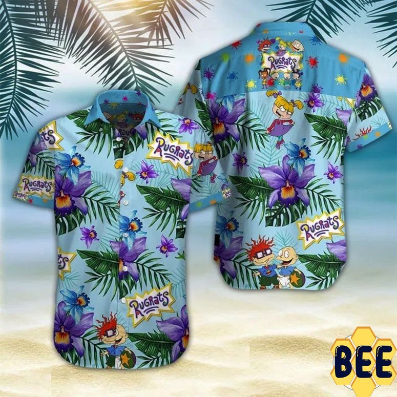 Rugrats Tropical Flower Trending Hawaiian Shirt Rugrats Tropical Flower Trending Hawaiian Shirt
