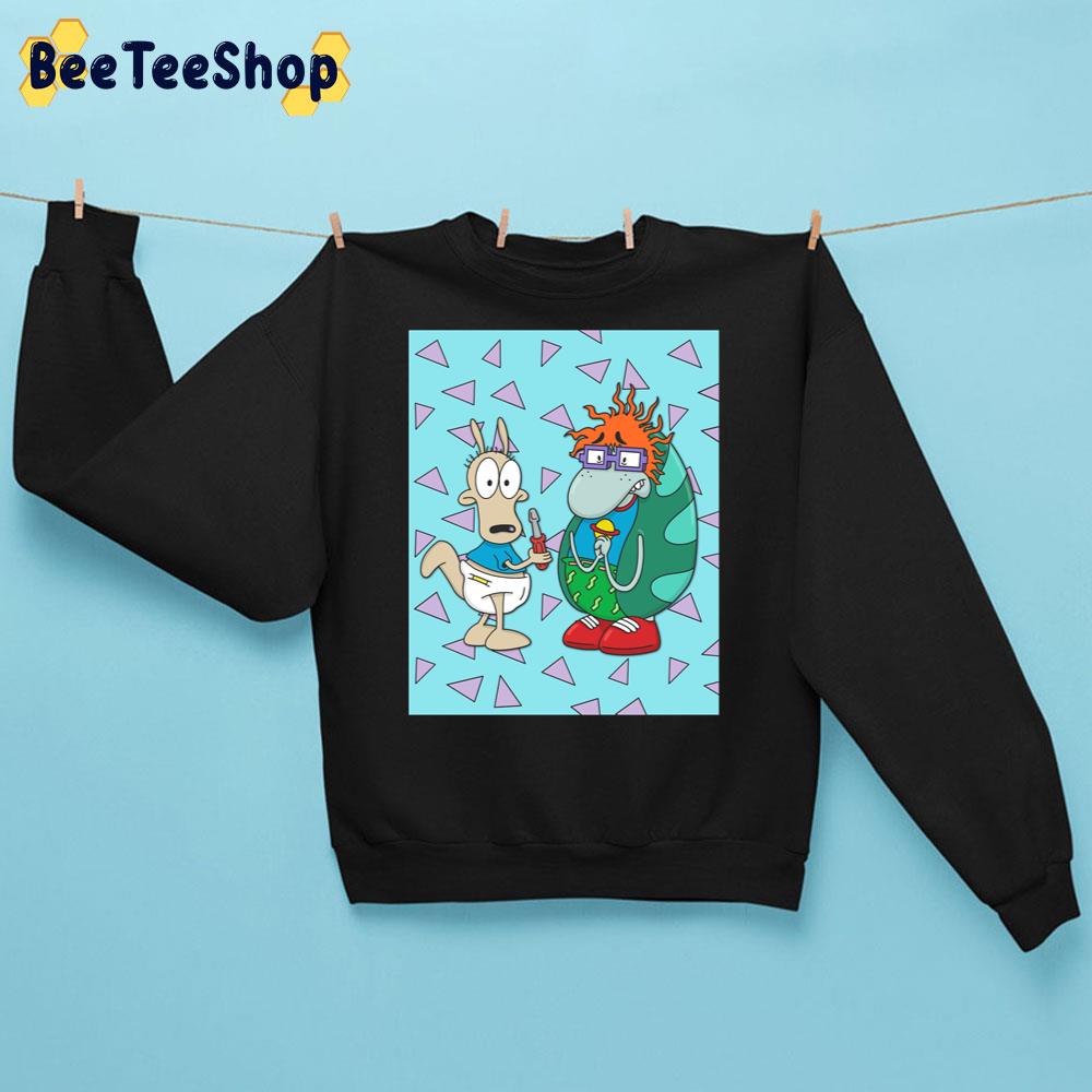 Rugrats X Rocko's Modern Life Trending Unisex Sweatshirt Rugrats X Rocko's Modern Life Trending Unisex Sweatshirt
