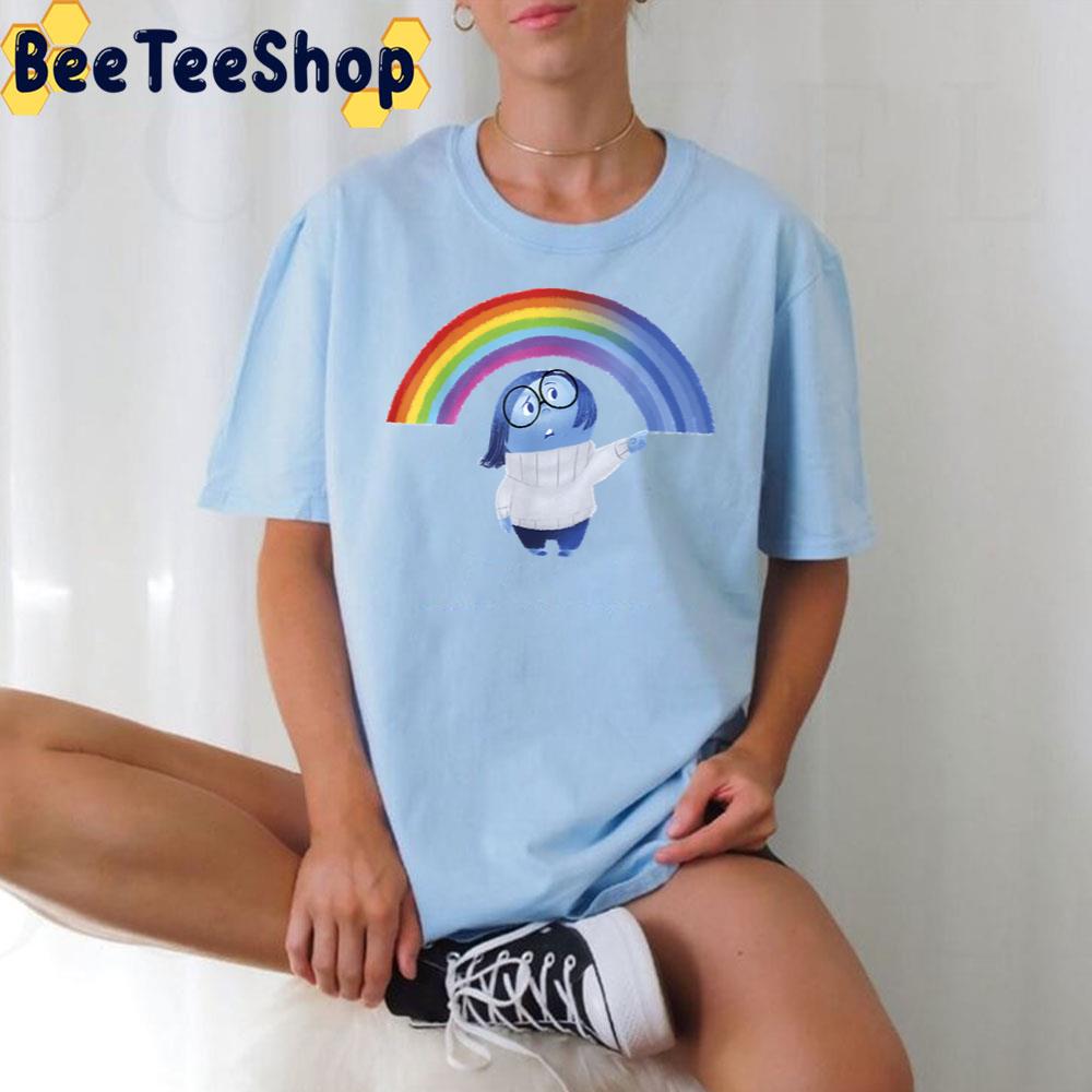 Sadness Rainbow Inside Out Moive Trending Unisex T-Shirt Sadness Rainbow Inside Out Moive Trending Unisex T-Shirt