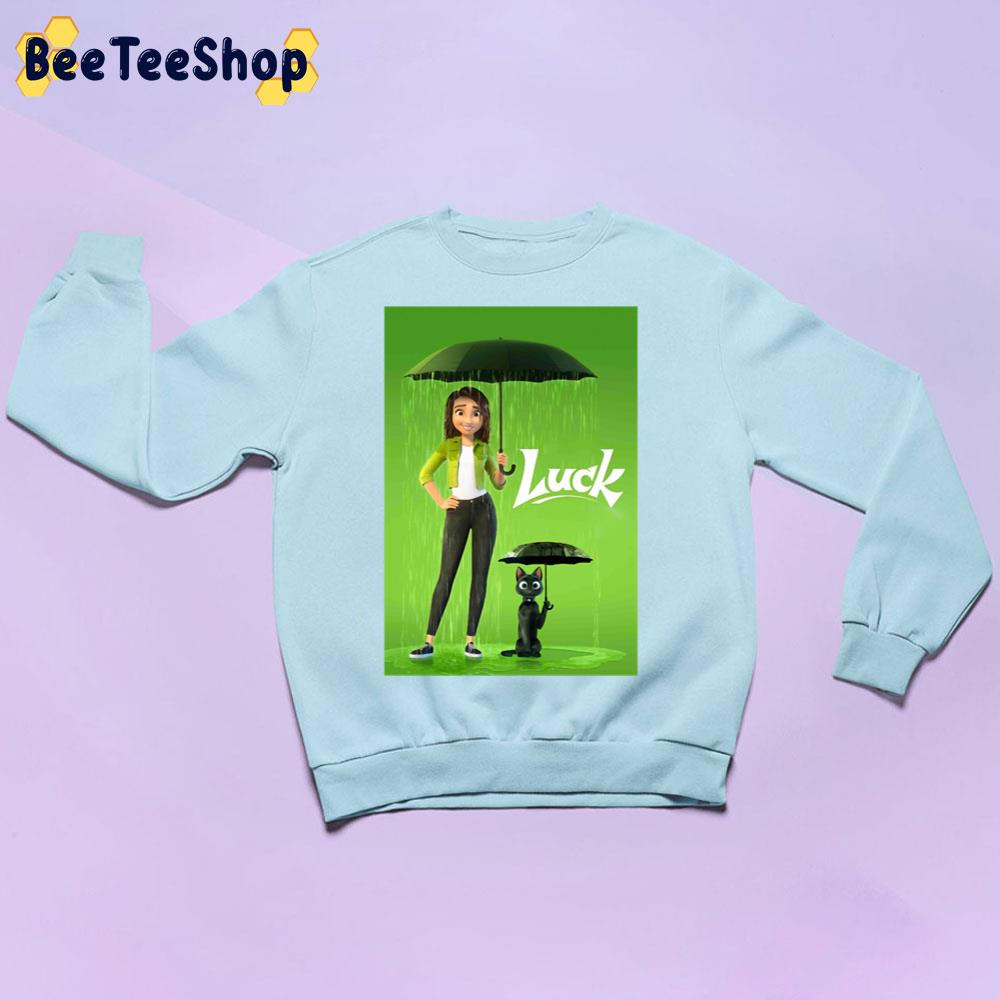 Sam Greenfield And Black Cat Luck 2022 Trending Movie Unisex Sweatshirt Sam Greenfield And Black Cat Luck 2022 Trending Movie Unisex Sweatshirt